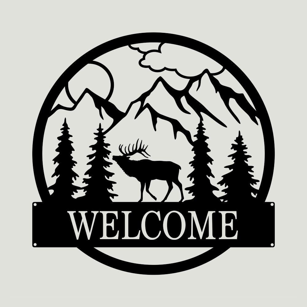 Elk Welcome Sign